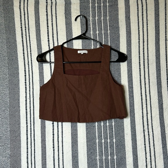 Crescent Tops - Crescent Crop Tank Top